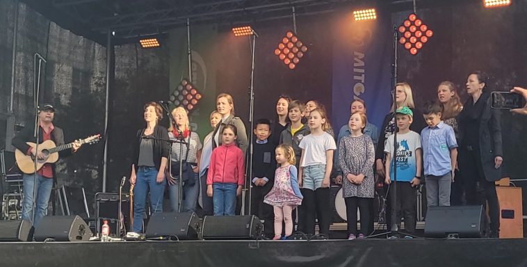 Stadtfest Markkleeberg mit Chorus Chorpus und Schülern